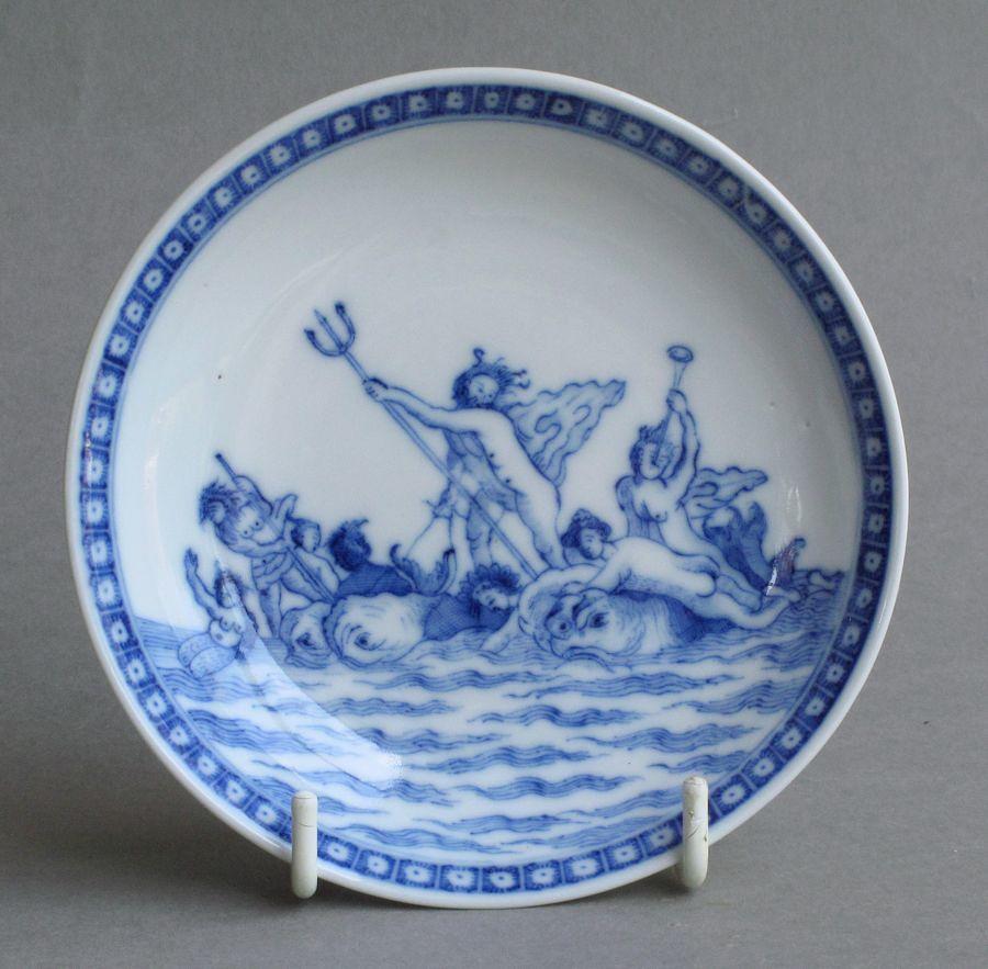 A Chinese export mythological scene saucer