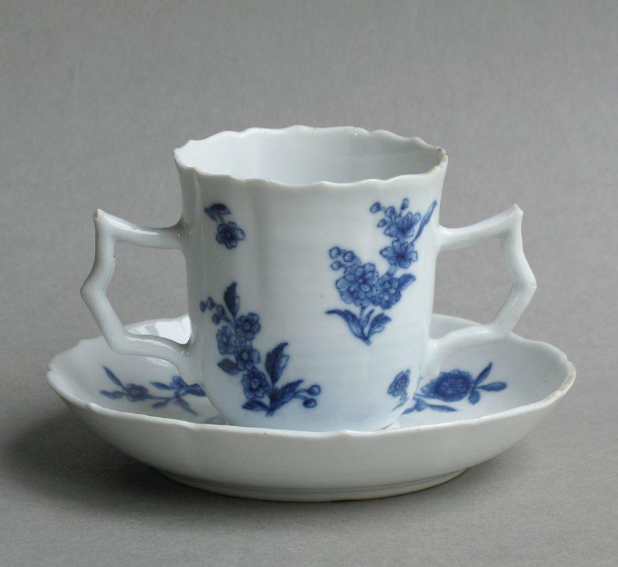 Chinese soft paste Chocolate cup & saucer