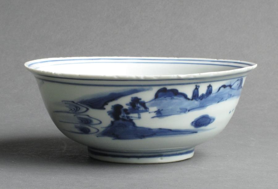 Shallow Chinese late Ming bowl, Tianqi