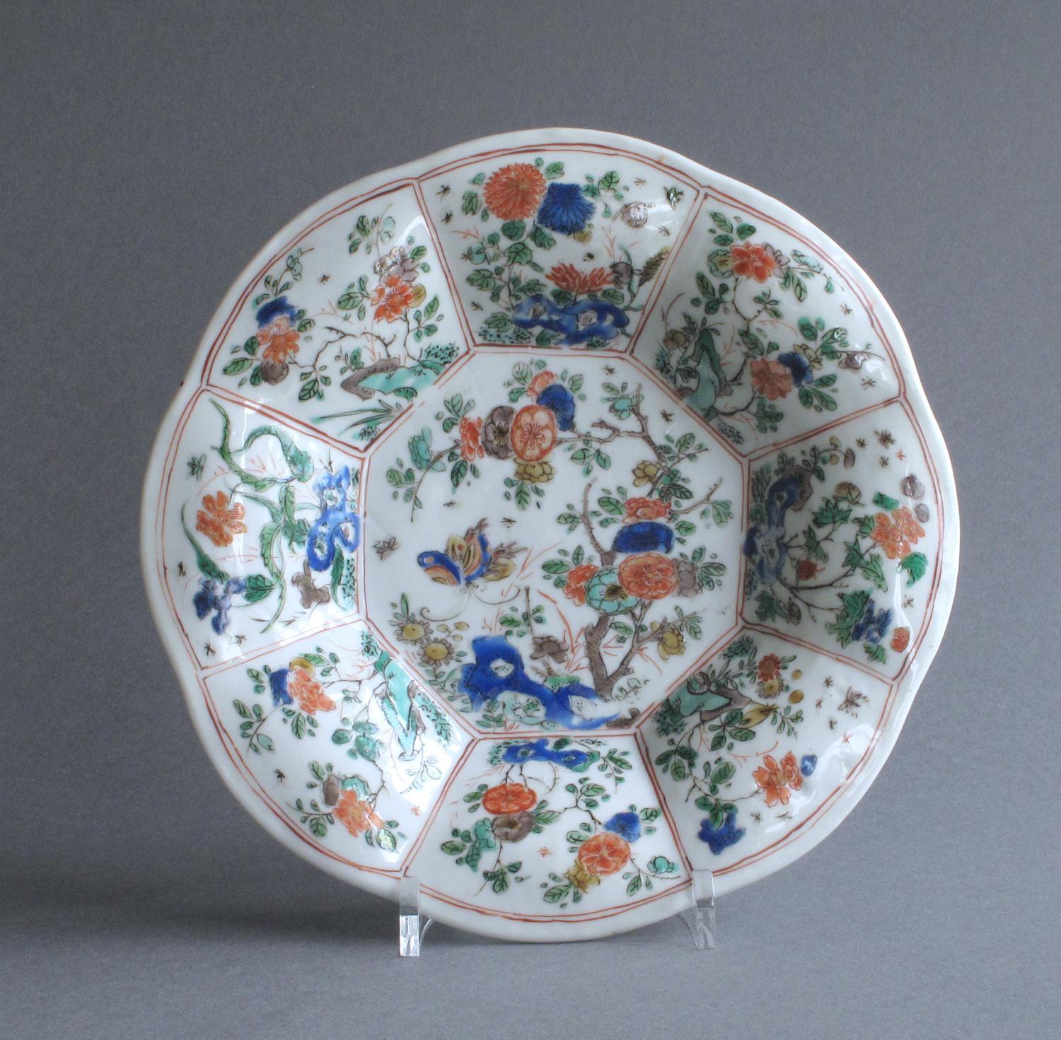 A good Chinese famille verte lobed dish
