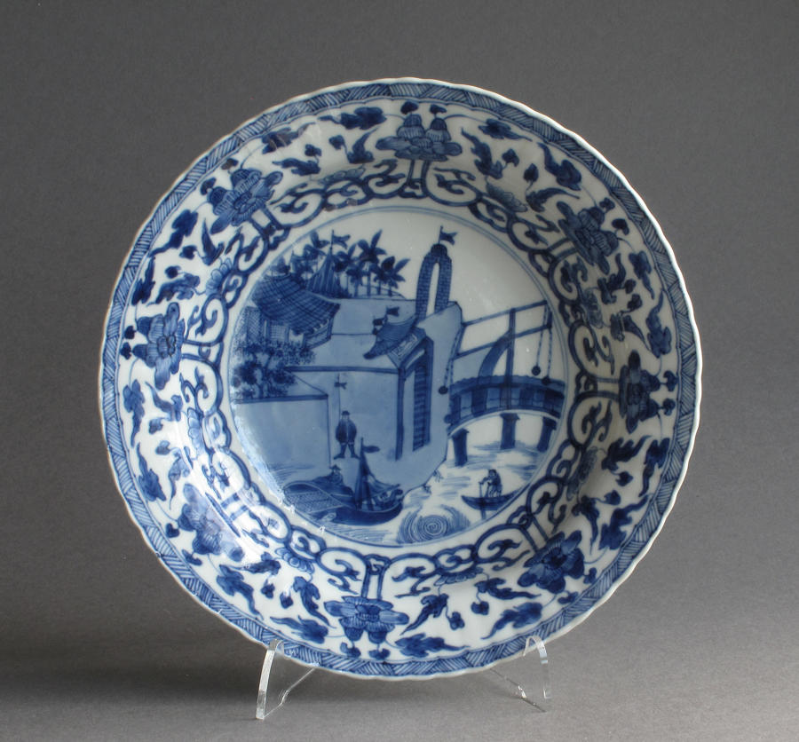 A Chinese European-subject plate, Kangxi