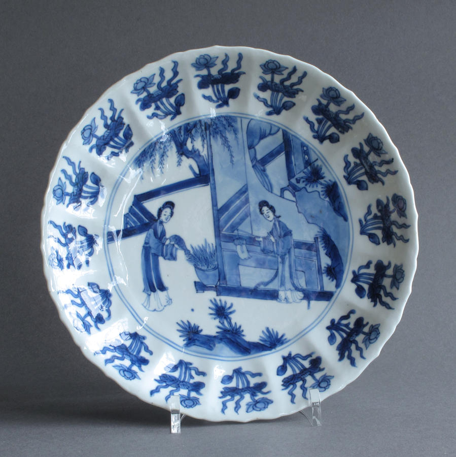 A good Kangxi 'Long Eliza' plate