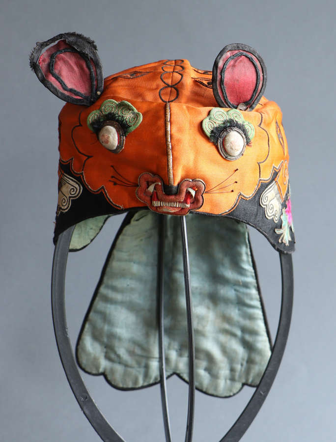 An early 20th century Chinese boy's tiger hat