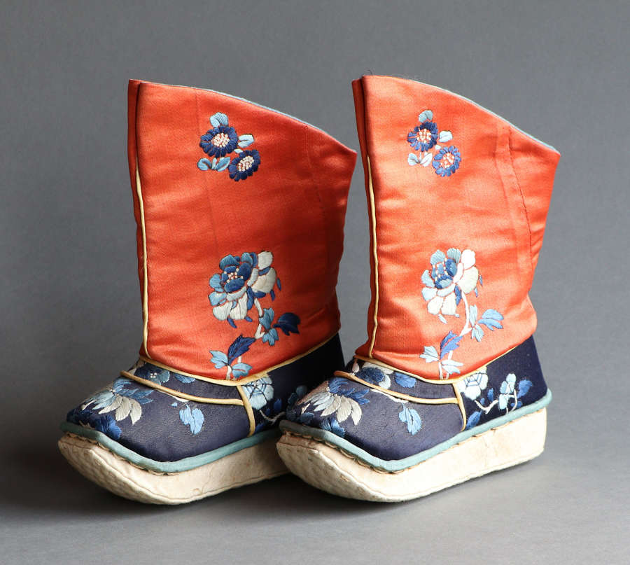 A charming pair of early C20th Chinese child’s boots